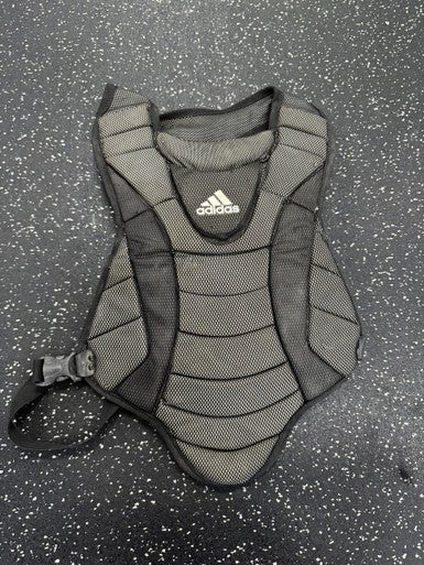 Used Adidas YOUTH CHEST PROTECTOR Catchers Chest Protector Black Youth 11849-S000029639