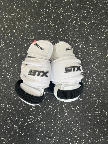 Used STX STALLION 500 Lacrosse Arm Pads/Guards White MD 11849-S000029651