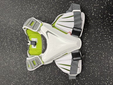Used Maverik EKG Lacrosse Shoulder Pads White MD 11849-S000029645