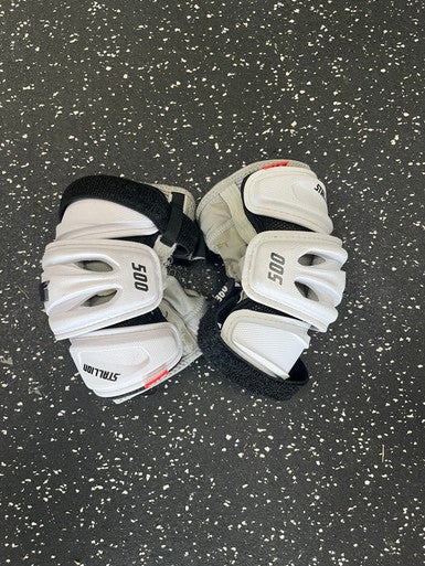 Used STX STALLION 500 Lacrosse Arm Pads/Guards White MD 11849-S000029650