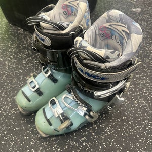 Used Lange EXCLUSIVE 90 Womens DH Ski Boot Teal 245 MP - M06.5 - W07.5 11849-S000029735