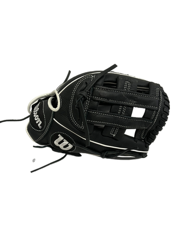Used Wilson A700 BB/SB Glove RH Throw Black 12" 11692-S000138903
