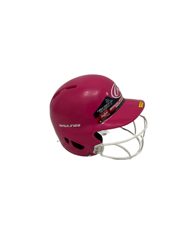 Used Rawlings CFTBH-R1 Batting Helmet No Mask Pink One Size 11692-S000138926