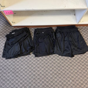 22 Black Athletic Shorts - Youth S - Adult S
