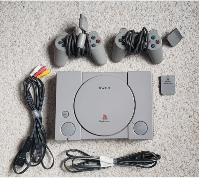 Original Sony PlayStation 1 Console – Model SCPH-5501 (Gray) PS1
