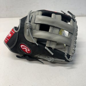 Used Rawlings WRS125HBGG BB/SB Glove RH Throw Black 12 1/2" 11835-S000196757