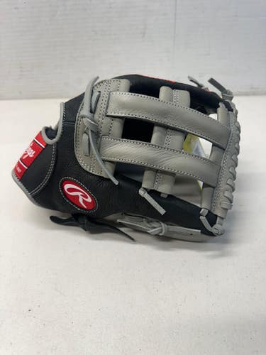 Used Rawlings WRS125HBGG BB/SB Glove RH Throw Black 12 1/2" 11835-S000196757