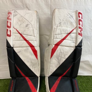 32" Intermediate CCM Eflex 6.9 Goalie Leg Pads (Used)