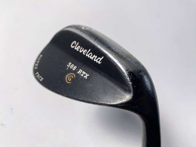 Cleveland 588 RTX 2.0 Black Satin Gap Wedge GW 52* TT DG Wedge Steel Mens RH