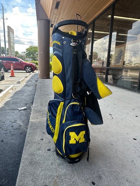 University Of Michigan Wolverines Golf Bag 14 Way Team Golf