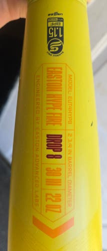 2024 Easton Hype Fire Composite USSSA Certified Bat (-8) 22 oz 30" (Used)