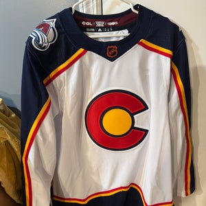 Colorado Avalanche Adidas Reverse Retro Jersey (Blank Size 50)