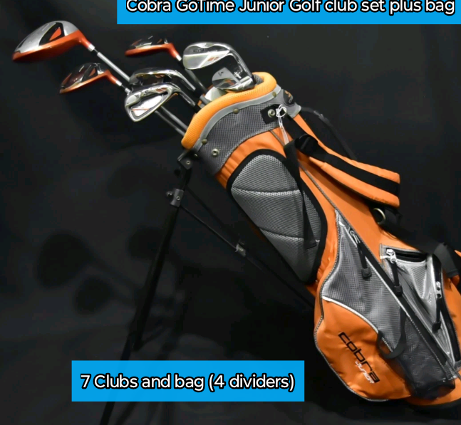 Junior 2023 Cobra Junior Full Set Right Handed Clubs (Full Set) 7 Pieces (Used)