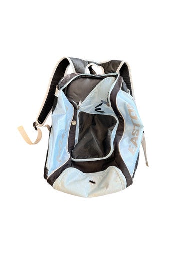 Used Easton BLACK AND BLUE BAG BB/SB Player Backpack Carolina Blue 11863-S000022912