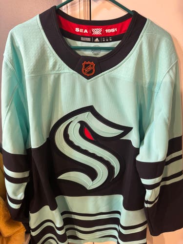 Seattle Kraken Adidas Reverse Retro Jersey