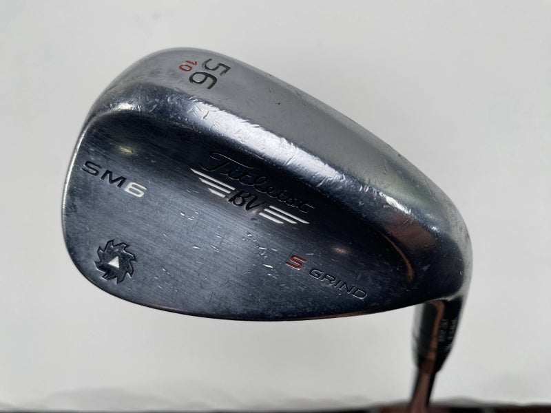 Titleist Vokey SM6 Tour Chrome Sand Wedge SW 56* 10 S-Grind Wedge Steel Mens RH