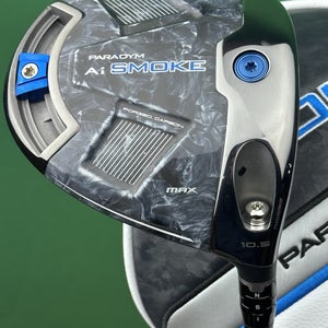 Callaway Paradym Ai Smoke MAX Driver 10.5* Tensei AV Blue Regular w/ Cover MINT!