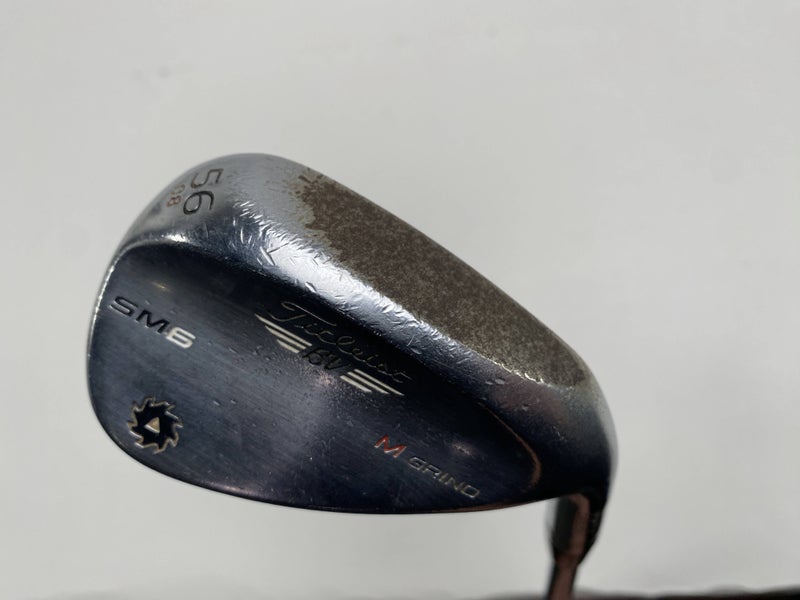 Titleist Vokey SM6 Tour Chrome Sand Wedge SW 56* 8 M-Grind Wedge Steel Mens RH