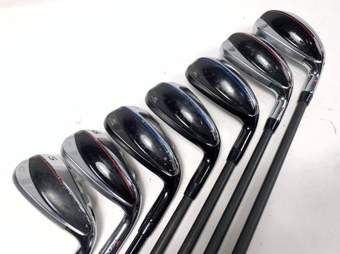 Cobra T-Rail Combo 2021 Iron Set 6-PW+GW+SW UltraLite Senior Steel Mens RH