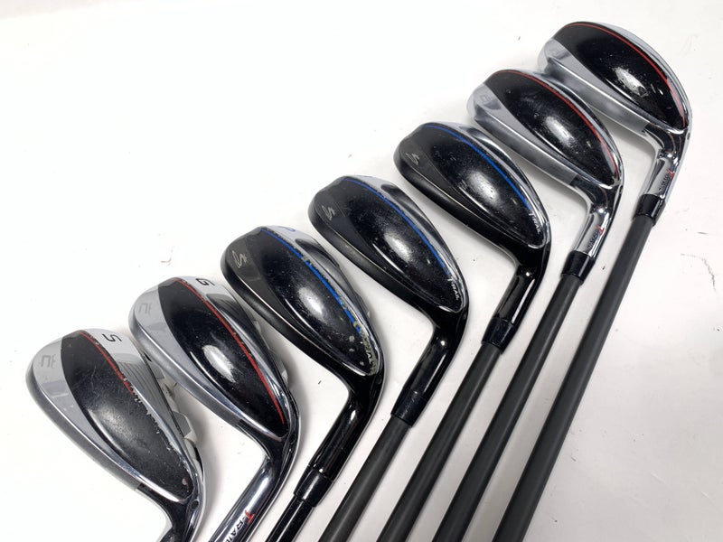 Cobra T-Rail Combo 2021 Iron Set 6-PW+GW+SW UltraLite Senior Steel Mens RH