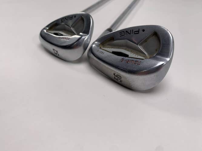 Ping Tour-S Chrome Wedge Set 52* 12 | 56* 12 Black Dot TT DG S300 Stiff Mens RH