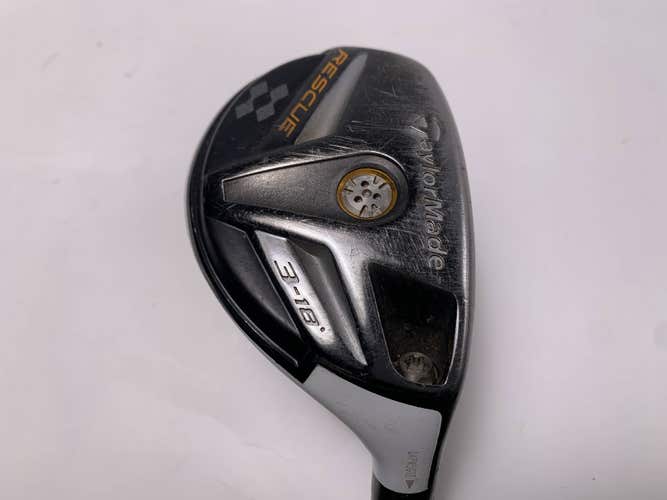 TaylorMade Rescue 11 3 Hybrid 18* Aldila RIP TP 85g Stiff Graphite Mens RH