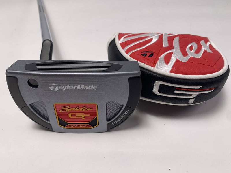 TaylorMade Spider GT Notchback Slant Putter 35" SuperStroke Pistol GTR LH NEW