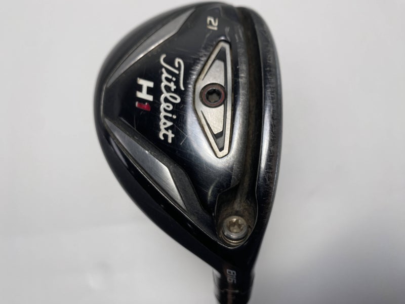 Titleist 816 H1 4 Hybrid 21* Aldila Rogue max 85g Stiff Graphite Mens RH