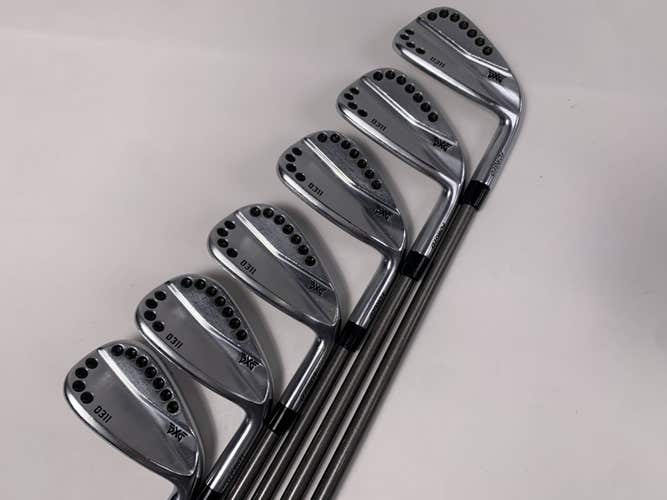 PXG 0311 Chrome Iron Set 6-PW+GW AeroTech SteelFiber i95 Regular Graphite RH