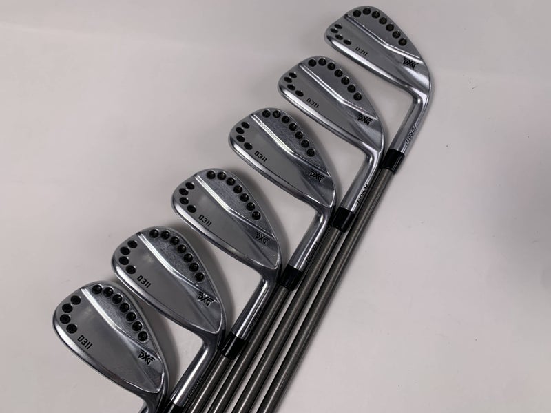 PXG 0311 Chrome Iron Set 6-PW+GW AeroTech SteelFiber i95 Regular Graphite RH