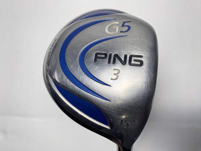 Ping G5 3 Fairway Wood 15* Aldila NV Green 75g Stiff Graphite Mens RH