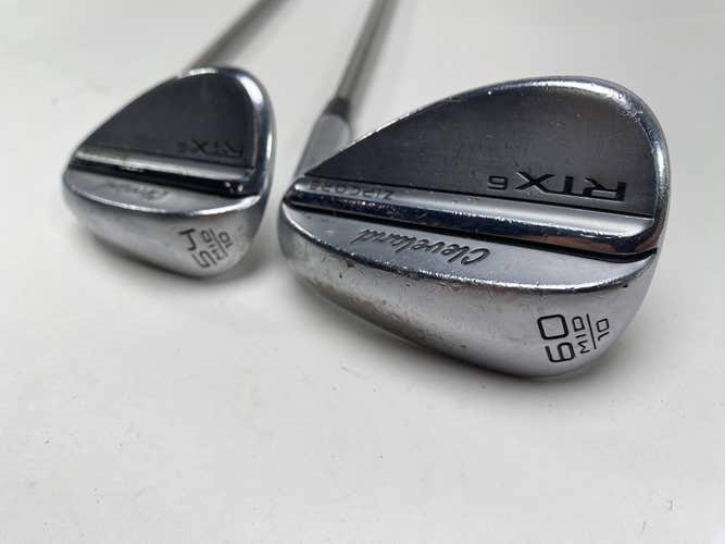 Cleveland RTX 6 ZipCore Tour Satin Wedge Set 54* 10 | 60* 10  Mens RH