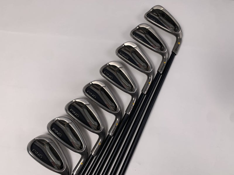 Ping G25 Iron Set 4-PW+SW Yellow Dot TFC189 Stiff Graphite Mens RH