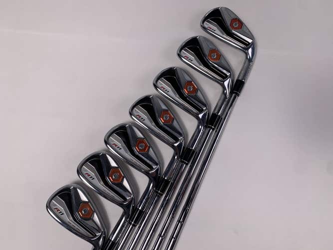 TaylorMade R11 Iron Set 4-PW KBS 90 Stiff Steel Mens RH