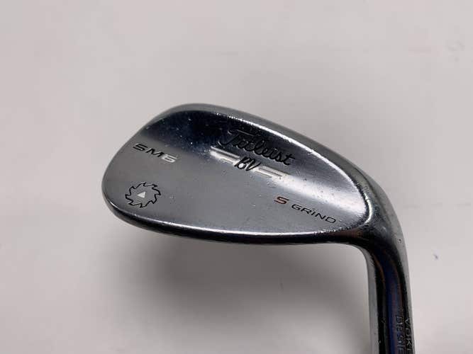 Titleist Vokey SM6 Tour Chrome Sand Wedge SW 56* 10 S-Grind Wedge Steel Mens RH