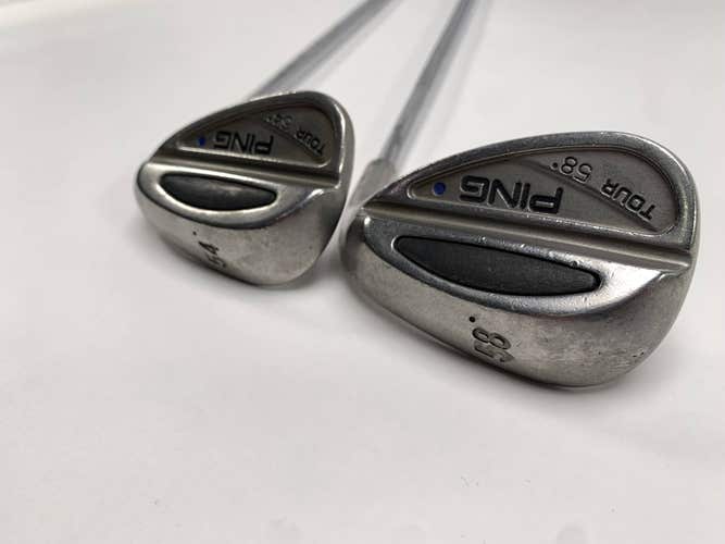 Ping Tour Wedge Set 54* 58* Black Dot Wedge Steel Mens RH