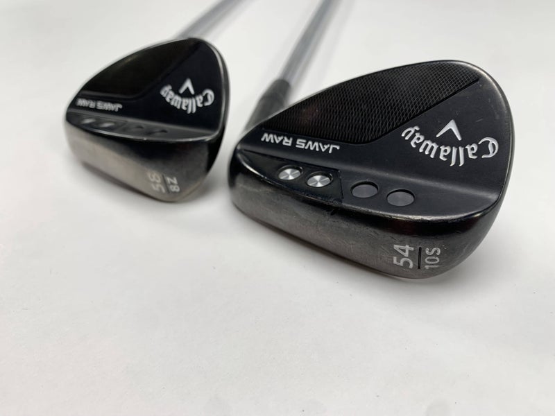 Callaway Jaws Raw Black Plasma Wedge Set 54* 10 | 58* 8 TT DG Spinner RH