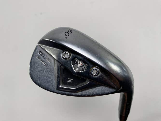 TaylorMade Rac TP Z Groove Black Lob Wedge LW 60* 5 KBS Hi-Rev Wedge Mens RH