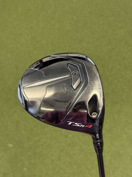 Titleist TSR4 9.0 DRIVER STIFF FLEX Tensei 1k Black 65 Stiff Used W Headcover