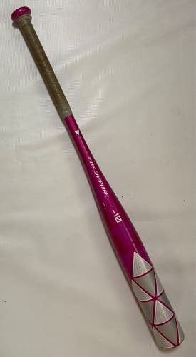 Easton Pink Sapphire Alloy Bat (-10) 19 oz 29"