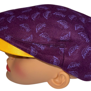 LA Lakers Adidas Mens L/XL Newsboy Gatsby Cap Hat New Kobe Bryant NBA New