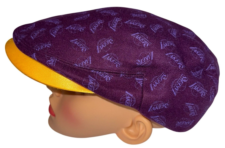 LA Lakers Adidas Mens L/XL Newsboy Gatsby Cap Hat New Kobe Bryant NBA New