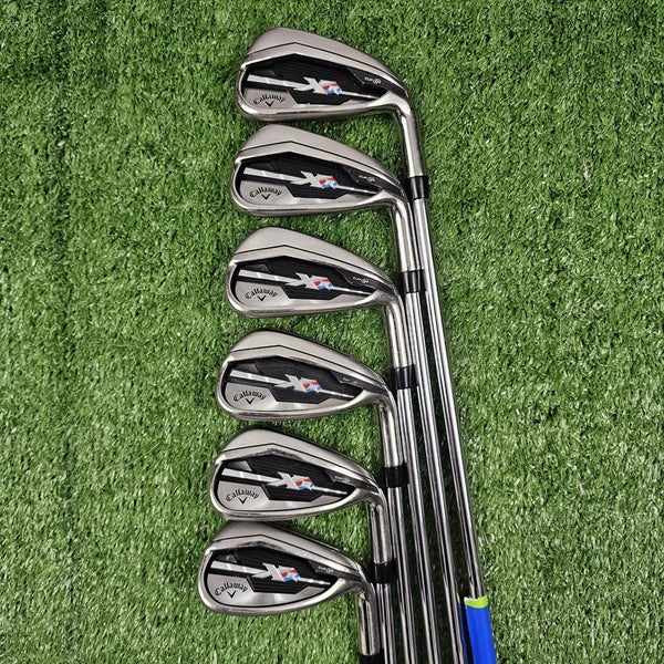 Callaway XR Iron Set 5-PW SpeedStep 80g Regular Flex Steel RH VGC Used Golf