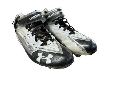 Used Under Armour Adult FB Cleats Black Senior 14 11833-S000164783