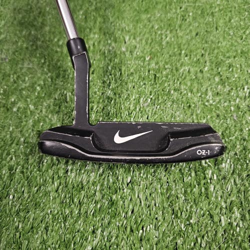 NIKE Golf OZ-1 Green Blade Putter Right Hand RH OZ Steel Shaft 34" Bad Grip