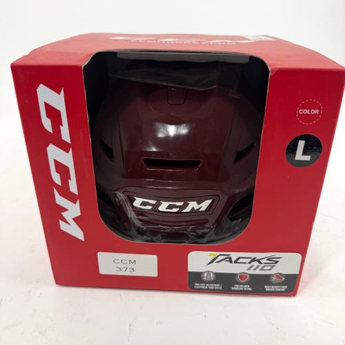 New Maroon CCM Tacks 110 Helmet | Large | CCM373