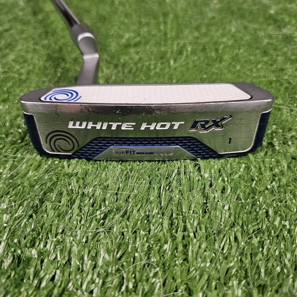 Odyssey White Hot RX 1 Blue Silver 35" Blade Putter Left Handed LH Golf Club