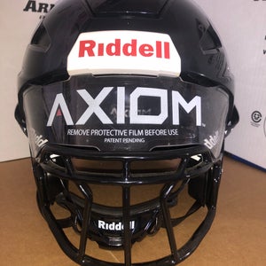 NEW RIDDELL ADULT AXIOM ADULT HELMET - SIZE 8" - BLACK