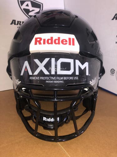 NEW RIDDELL ADULT AXIOM ADULT HELMET - SIZE 8" - BLACK