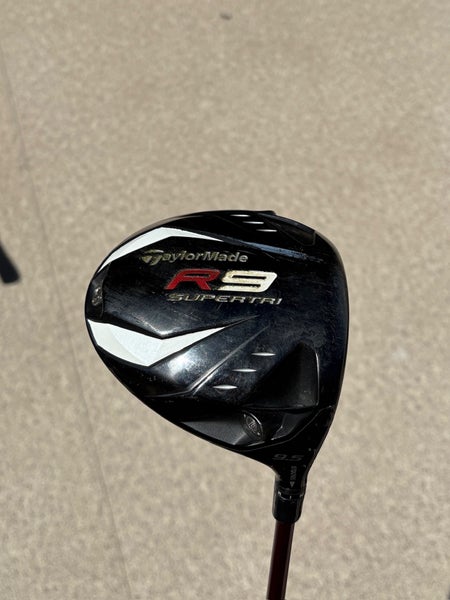 Men's TaylorMade R9 SuperTri TP Right Handed Driver Stiff Flex 9.5 Loft (Used)